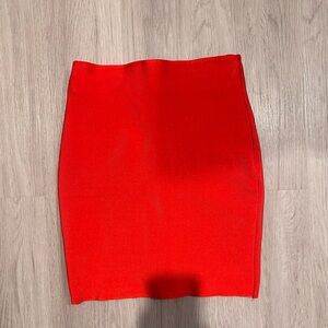 Akira Chicago Red Label Bodycon Mini Skirt, size small